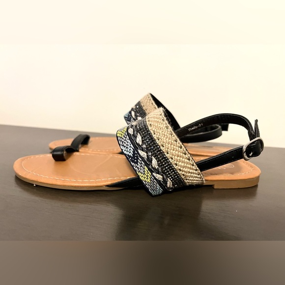 Nature Breeze Shoes - Women’s Sz 10 Black Nature Breeze “Dolly” Sandals EUC